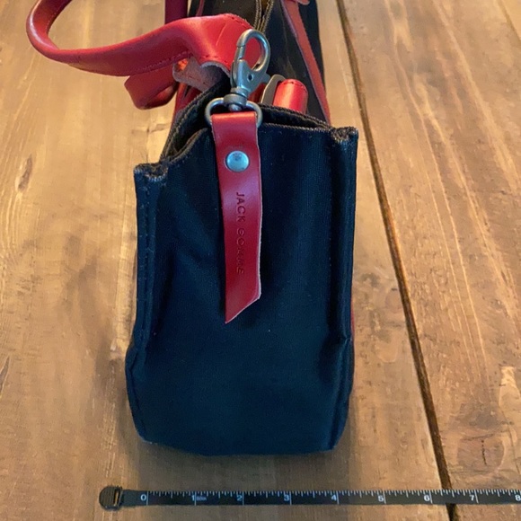 Vintage Jack Gomme Paris canvas leather tote bag - Picture 9 of 12